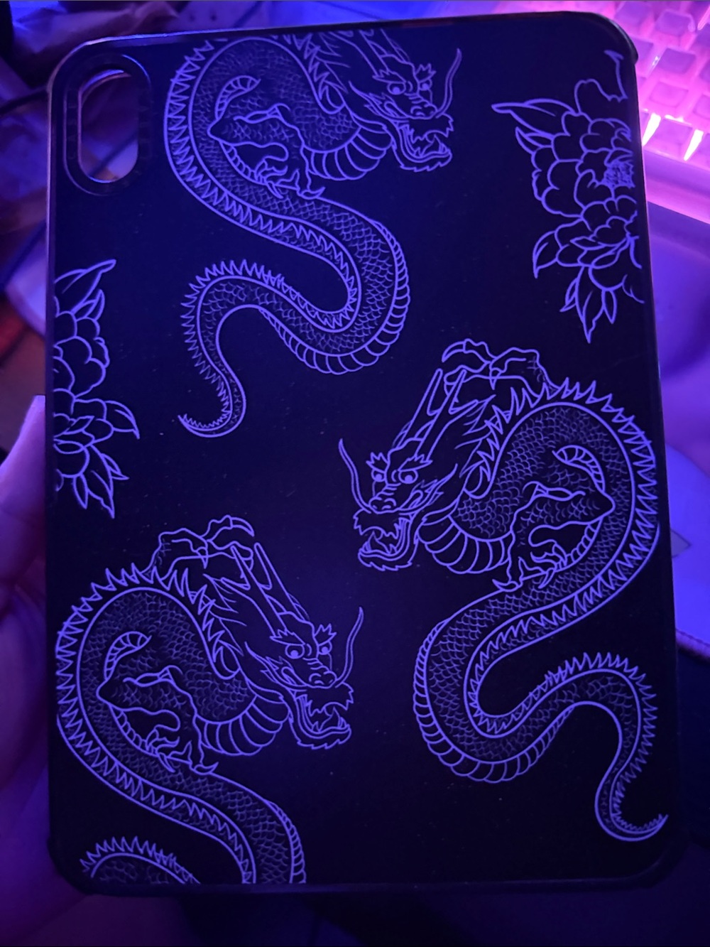 Black Dragon Pattern Phone Case - casetify